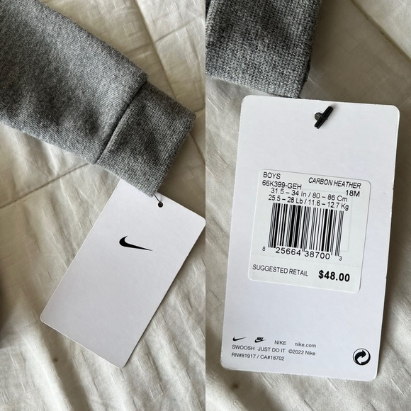 NWT Nike Kids Camo Sweatshirt 18 months - Picture 8 of 10